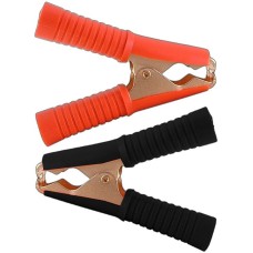 Cleme crocodil 100A, 105x80mm, set rosu, negru - 122748