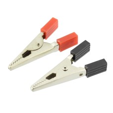 Set 2 cleme crocodil, 40A, rosu-negru, 196640 Set 2 cleme crocodil, 40A, rosu-negru, 196640