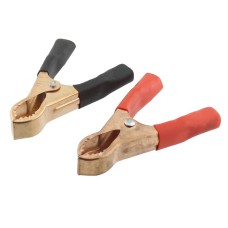 Set 2 cleme, 30A, rosu-negru, izolat, 196641