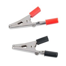 Set cleme crocodil, cu conector banana, rosu-negru - 402445 Set cleme crocodil, cu conector banana, rosu-negru - 402445