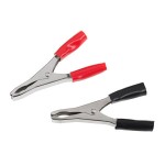 Set cleme crocodil, 50A, rosu-negru - 402446