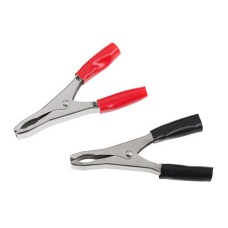 Set cleme crocodil, 50A, rosu-negru - 402446