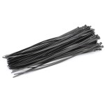 Colier plastic 3,6x300mm, negru, 100 buc - 134537