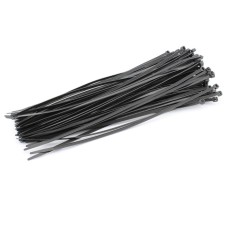 Colier plastic 2,5x150mm, negru, 100 buc - 134547