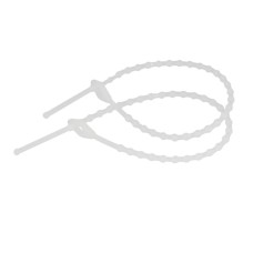 Set 100 coliere plastic, reutilizabile, 120mm, Commel, 524344 Set 100 coliere plastic, reutilizabile, 120mm, Commel, 524344