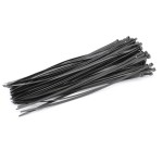 Set 100 buc coliere plastic 3,6x150mm, negru, 134533