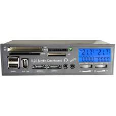 Panou multifunctional 5,25", cititor card, IEEE1394, eSATA - 114363