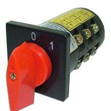 Comutator cu came, 2 pozitii, ON-OFF, 10A, 380V - 125022