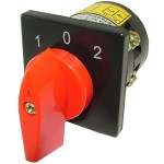 Comutator cu came, 3 pozitii, ON-OFF-ON, 10A, 380V - 125025