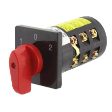 Comutator cu came, 3 pozitii, ON-OFF-ON, 10A, 380V - 125026