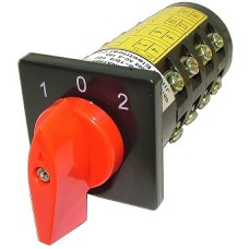 Comutator cu came, 3 pozitii, ON-OFF-ON, 10A, 380V - 125027