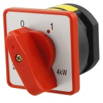 Comutator cu came, 2 pozitii, ON-OFF, 20A, 380V - 125028