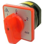 Comutator cu came, 3 pozitii, ON-OFF-ON, 20A, 380V - 125032 Comutator cu came, 3 pozitii, ON-OFF-ON, 20A, 380V - 125032