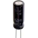Condensator electrolitic, 1000µF, 6,3V, pentru PC - 135250 Condensator electrolitic, 1000µF, 6,3V, pentru PC - 135250