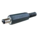 Conector DC, 2,5x5,5x10mm, tata, pe cablu - 121588
