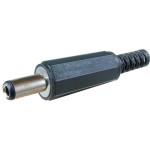 Conector DC, 2,5x5,5x14mm, tata, pe cablu - 121595 Conector DC, 2,5x5,5x14mm, tata, pe cablu - 121595