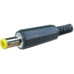 Conector DC, 1x7x9mm, tata, cu pin interior, pe cablu - 121681