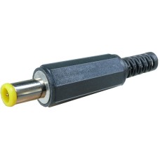 Conector DC, 1x7x9mm, tata, cu pin interior, pe cablu - 121681