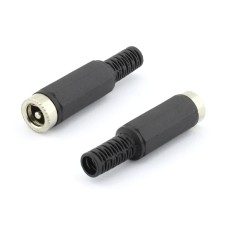 Conector DC, 2,1mm, mama, pe cablu - 121691