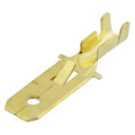 Terminal plat, 6.3mm, cu clichet, tata, T111241 Terminal plat, 6.3mm, cu clichet, tata, T111241