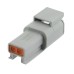 Conector auto, ATM, 2 pini, AMPHENOL, ATM04-2P, T135754 Conector auto, ATM, 2 pini, AMPHENOL, ATM04-2P, T135754