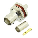 Conector BNC, 50Ω, mama, 3C2V, RG58, RG141, T216623 Conector BNC, 50Ω, mama, 3C2V, RG58, RG141, T216623