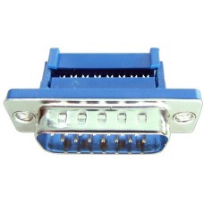 Conector DB15, tata, sertizare, pe cablu - 124012 Conector DB15, tata, sertizare, pe cablu - 124012