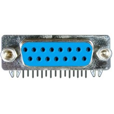 Conector DB15, mama, lipire, pe PCB - 124016