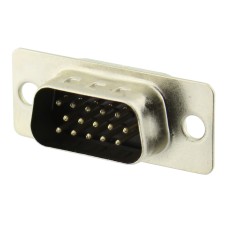 Conector DB15, tata, lipire, pe cablu - 124020
