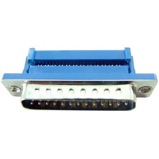 Conector DB25, tata, sertizare pe cablu - 124032 Conector DB25, tata, sertizare pe cablu - 124032