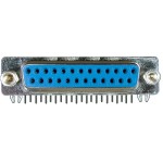 Conector DB25, mama, lipire pe PCB - 124036 Conector DB25, mama, lipire pe PCB - 124036