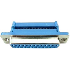 Conector DB25, mama, sertizare pe cablu - 124037