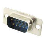 Conector DB9, tata, lipire, pe cablu, L100407