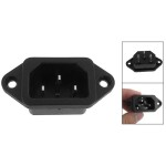 Mufa alimentare calculator, tata, montare pe panou, IEC 60320 - 125310 Mufa alimentare calculator, tata, montare pe panou, IEC 60320 - 125310