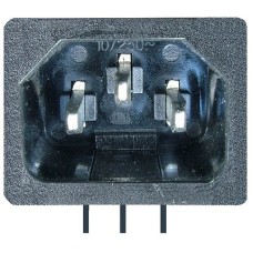 Mufa alimentare calculator, tata, montare PCB, IEC 60320 - 125312 Mufa alimentare calculator, tata, montare PCB, IEC 60320 - 125312