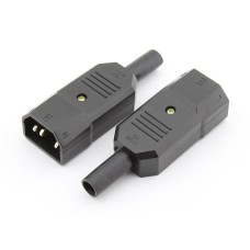 Mufa alimentare calculator, tata, pe fir, IEC 60320 - 125360