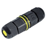 Conector de curent AC, 3 pini, 85x25x25 mm, IP68, Commel, 524459 Conector de curent AC, 3 pini, 85x25x25 mm, IP68, Commel, 524459