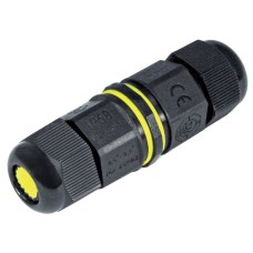 Conector de curent AC, 3 pini, 85x25x25 mm, IP68, Commel, 524459 Conector de curent AC, 3 pini, 85x25x25 mm, IP68, Commel, 524459