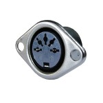 Mufa DIN, mama, 5 pini, 122807 Mufa DIN, mama, 5 pini, 122807