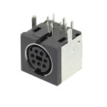 Conector mini DIN 7 pini, cu ecranaj - 654330