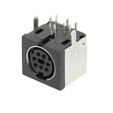 Conector mini DIN 7 pini, cu ecranaj - 654330
