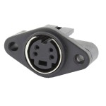 Conector mini DIN 4 pini, mama, S-Video 4 pini - 655333