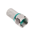 Mufa F, RG6U, cupru, dublu izolat, HQ - 402823 Mufa F, RG6U, cupru, dublu izolat, HQ - 402823