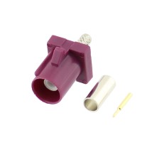 Conector FAKRA 4004, GSM, tata, sertizare RG174 - 654339