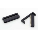 Conector IDC 26 pini, mama, sertizare pe cablu - 128579 Conector IDC 26 pini, mama, sertizare pe cablu - 128579