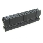 Conector IDC 30 pini, mama, sertizare pe cablu - 128580 Conector IDC 30 pini, mama, sertizare pe cablu - 128580