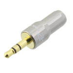 Conector jack 3,5mm, stereo, tata, pe cablu, 121111 Conector jack 3,5mm, stereo, tata, pe cablu, 121111