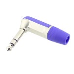 Conector jack 6,3mm, stereo, tata, pe cablu - 121246