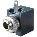 Conector jack 2,5mm, mono, mama, pe panou - 121255