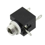 Conector jack 3,5mm, mono, mama, pe panou - 121301